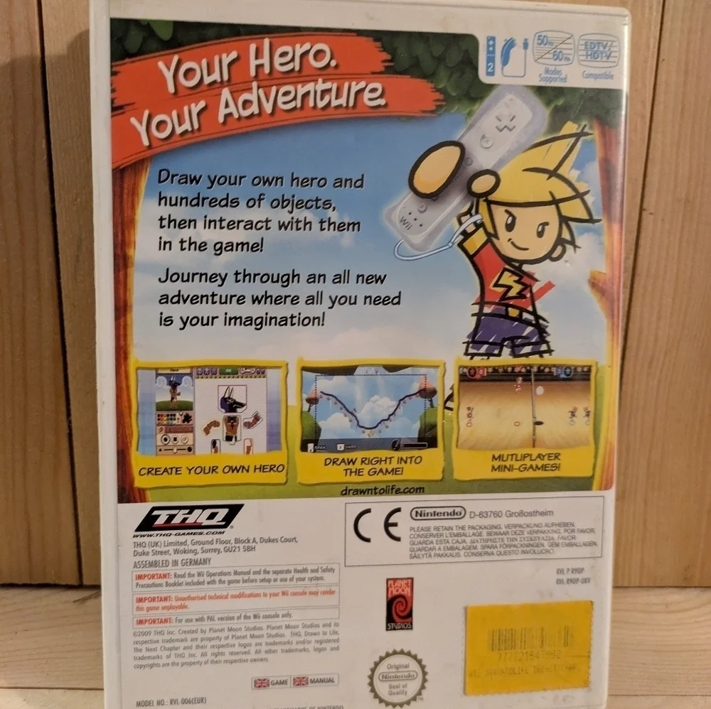 Nintendo Wii Game - Drawn to Life: The Next Chapter Used